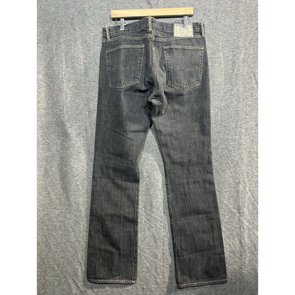 Vintage Polo Ralph Lauren Black Denim Jeans Bootcut Button Fly Men’s 36 X 34